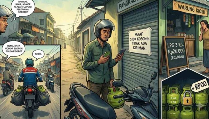 Dua Pekan, LPG Melon Langka Masyarakat Mengeluh