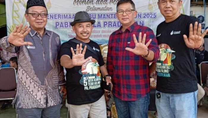 PG Pradjekan dan APTR Bondowoso Target 5,5 Juta Kg Gula