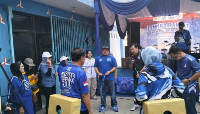HUT ke-24, DPC Partai Demokrat Bojonegoro Gelar Lomba Rakyat