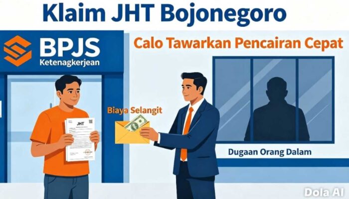 Calo Tawarkan Jasa Klaim JHT Bojonegoro Bertarif 50 Persen