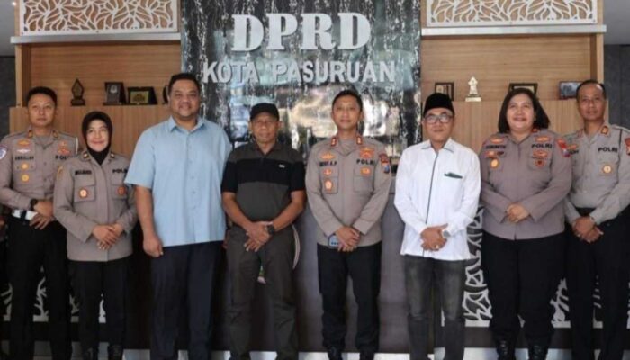 Perkuat Sinergitas Forkopimda, Kapolres Silaturahmi ke Pimpinan DPRD Kota Pasuruan