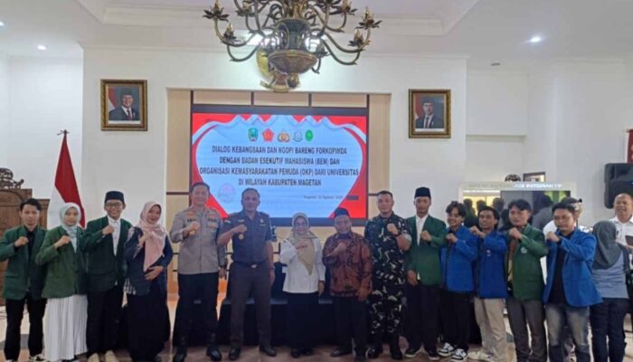 Ngopi Bareng Forkopimda, Mahasiswa Magetan Soroti Jalan Rusak