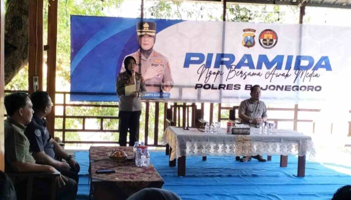 Kapolres Bojonegoro Baru AKBP Yenni Diarty Ajak Insan Pers Jaga Kondusivitas Daerah