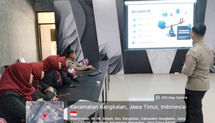 Sosialisasi AI di SMKN 3, Polres Bangkalan Ajak Pelajar Bijak Gunakan Teknologi