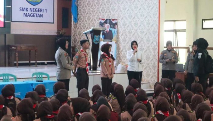 Ini Upaya Polwan Magetan Cegah Kenakalan Remaja Sejak Dini