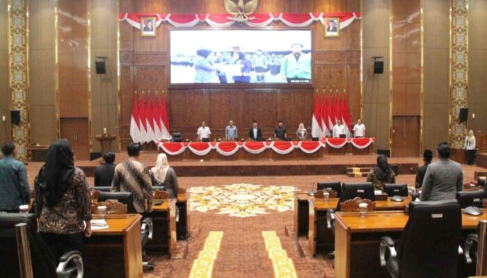 DPRD Bojonegoro Gelar Rapat Paripurna, Bahas 5 Raperda