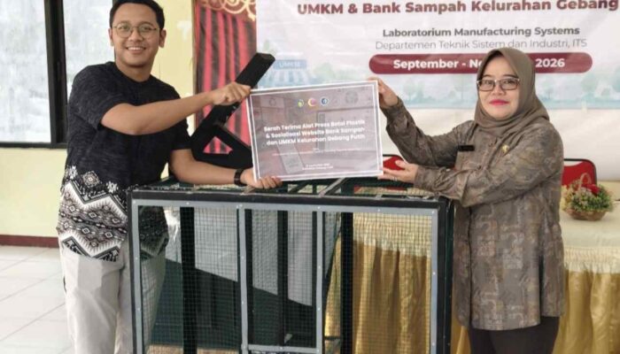 KKN ITS Kenalkan ITS Food, Percepat Digitalisasi UMKM di Kelurahan Gebang Surabaya