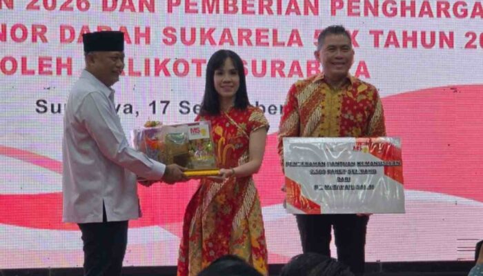Jaga Pasokan Darah, PMI Surabaya Apresiasi 425 Pendonor 50 Kali