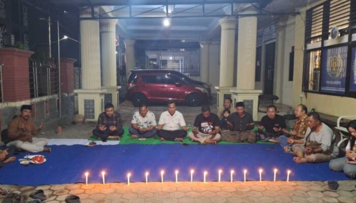 PWI Mojokerto Raya Ikhtiar Doa Untuk 5 Jurnalis yang Hilang di Selat Sunda
