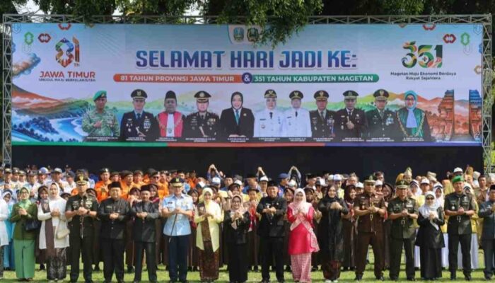 Melangkah Bersama Menuju Kemajuan, Dandim 0804 Magetan Hadiri Harjamag ke-351