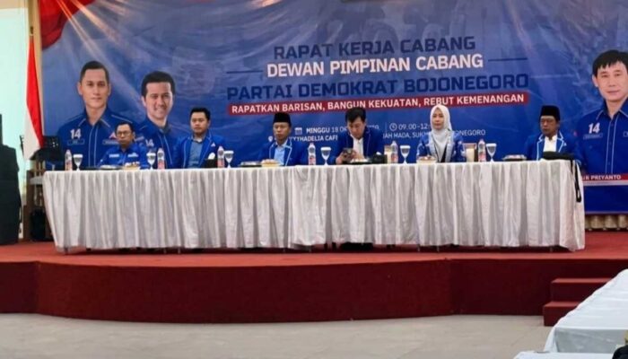 DPC Demokrat Bojonegoro Gelar Rakercab Siapkan Pileg 2029