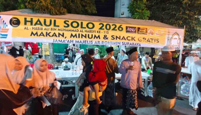 Semarak Haul Solo 2026, Majelis Ar-Rohimin Siapkan 30 Ribu Snack dan Minuman Gratis