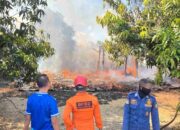 Kebakaran di Jalan Sarimulyo Bojonegoro: Rumah Kayu Ludes Jadi Arang